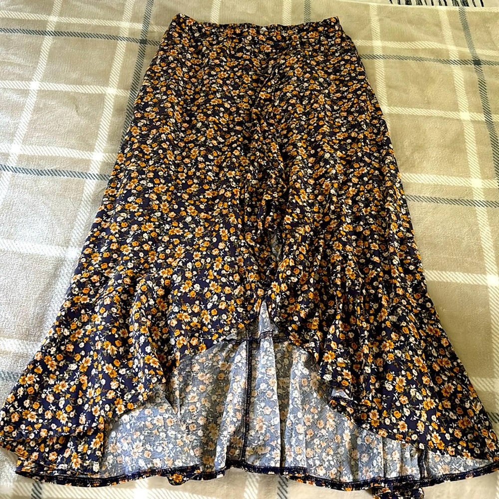 Ruffled High Low skirt